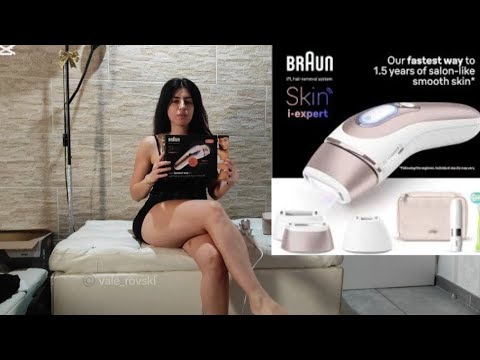 1 year at home laser hair removal with Braun skin i Expert
