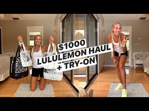 $1000 LULULEMON HAUL + TRY-ON