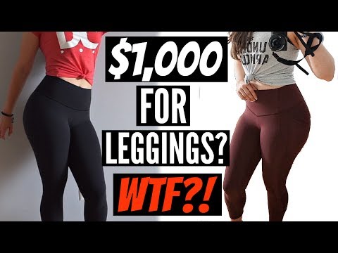 $1,000 WORTH OF LEGGINGS! LULULEMON COLLECTION & TRY ON HAUL