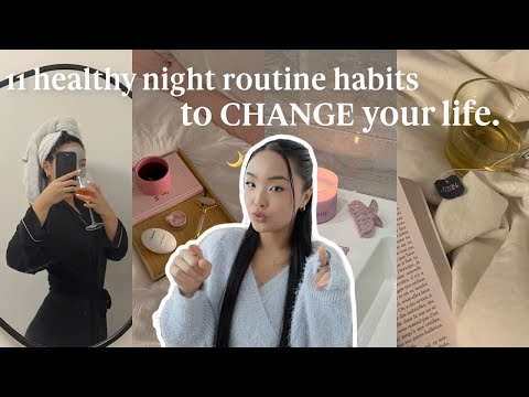 11 healthy habits you NEED to EXIT YOUR LAZY ERA🌙 *night routine edition*
