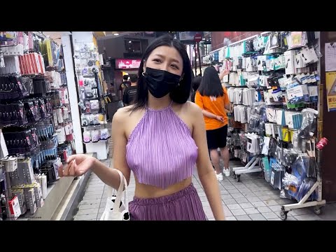 2024 Taiwan Ximending ｜西門散步偶遇氣質手機行店員｜시먼딩, 대만｜台湾西門町