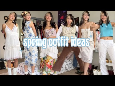 22 spring outfit ideas for 2023!! florals, pastels & bright colors, & HAPPINESS 🌸🧺🌞👒🎀