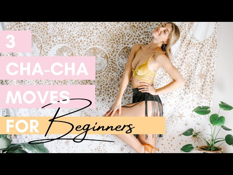 3 CHA-CHA MOVES FOR BEGINNERS (no partner needed) -Side Cha Cha Step, Cuban Break, New Yorker