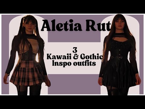 3 Kawaii Goth Outfit Ideas | Try on haul | Alternative Fashion |  Aletia Rut
