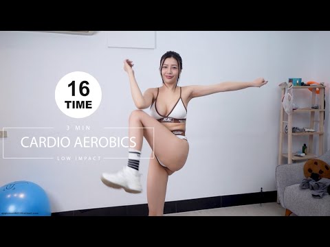 3 MIN CARDIO AEROBICS(LOW IMPACT) ｜三分鐘運動  – 基礎心肺有氧｜तीन मिनट का व्यायाम｜에어로빅 3분｜3分間のエアロビクス