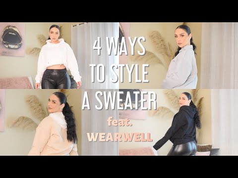 4 WAYS TO STYLE A BASIC SWEATER | WEARWELL