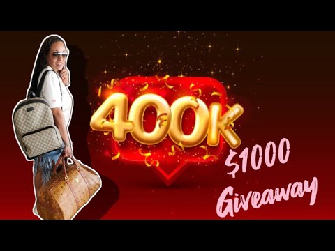 400k LIVE $1000 Giveaway!!