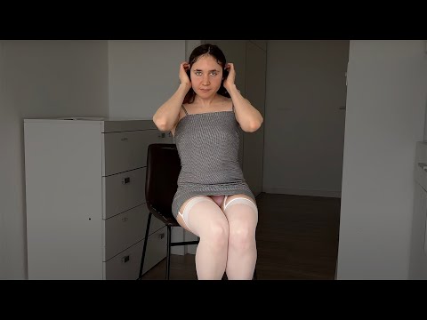 [4K] Melissa prueba las medias blancas by Anastasia Online