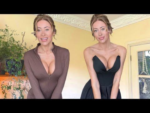 4K SHEIN TRY ON HAUL | feminine dresses, bodysuits | 2024 SHEIN Black Friday Early Access