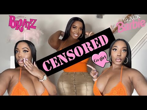 4k try on haul transparent top 34 DDD 2024 | Misswandaxo ♡