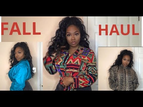 90s Thrift store fall haul 2019! Curvy girl try on haul