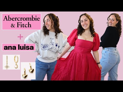 Abercrombie & Fitch Haul | Trending Denim, Dresses + Bodysuits | Featuring Ana Luisa Jewelry