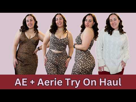 Aerie and American Eagle New Arrivals Try On Haul and Review