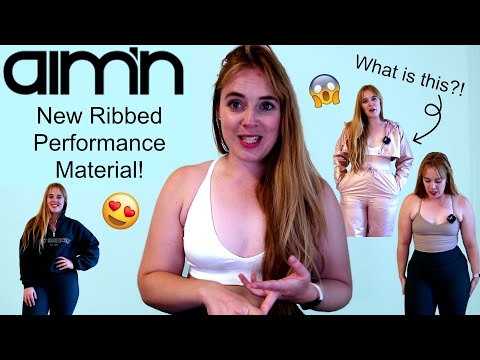 Aim'n Try On Haul | New Ribbed Performance Material, Questionable Shiny Things & More!