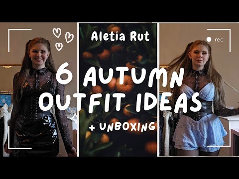 Aletia Rut / 6 Autumn & Fall dress outfit ideas / Unboxing !