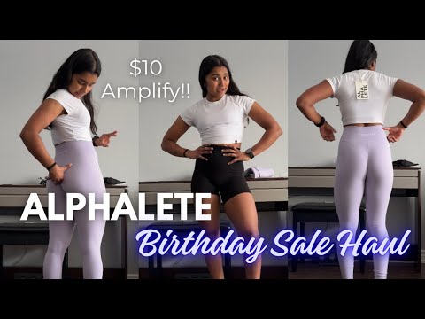 ALPHALETE BIRTHDAY SALE | $10 AMPLIFY?!?! | Amplify Leggings, Contour Shorts and More!
