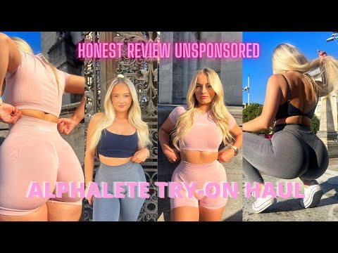 ALPHALETE HAUL 2022| Try on + honest review | unsponsored | scrunch leggings try on