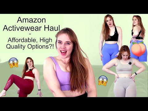 Amazon Affordable Activewear Haul | Yvette Sports, Aurola & More | Good Quality Activewear & Dupes?