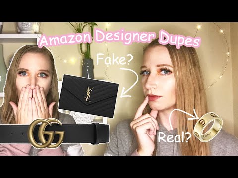 AMAZON DESIGNER DUPES THAT ACTUALLY LOOK REAL?!?! Full review, can these pass as the real thing?