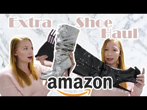 AMAZON PRIME WARDROBE EXTRA SHOE HAUL!! Let's see how extra these shoes can get!