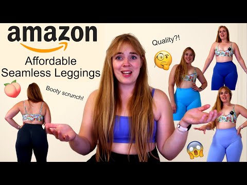 Amazon Seamless Leggings Haul | Affordable & Good?! | Try On & Review