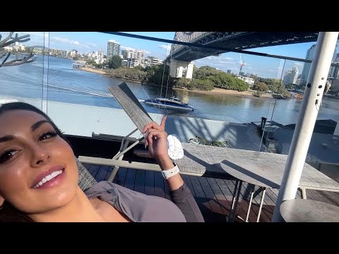 Ashley Explores The CrystalBrook Vincent Hotel River City Views Rooftop Infinity Pool Bar Dining