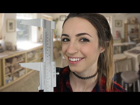 [ASMR] Art Sculptor Maps/Measures/Photographs You!