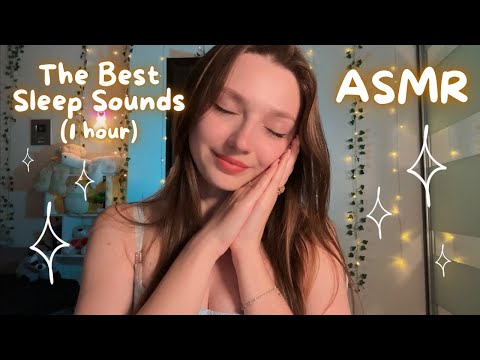ASMR Best Sleep Sounds 1 hour 🪽 (No Talking)