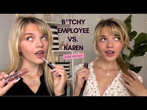 ASMR B*tchy Sephora Employee Vs. Karen Customer Roleplay 🙄💄