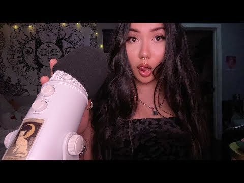 ASMR doing YOUR FAVORITE triggers! (fabric scratching, spit painting, mic pumping)