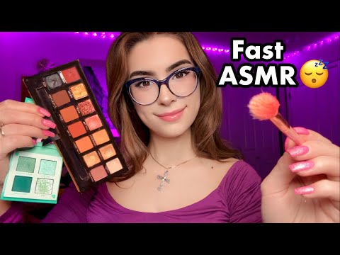 ASMR Doing Your Makeup FAST & AGGRESIVE ✿ ASMR for SLEEP, Layered Sounds for Deep Sleep ✿