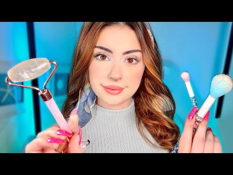 ASMR DOING YOUR MAKEUP FAST & Aggressive 🌸 Layered Sounds, Roleplay, Personal Attention, CHAOTIC