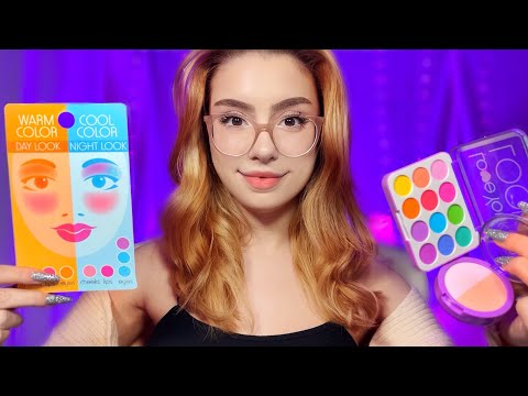 ASMR Doing Your WOODEN Makeup FAST PACED 🌲🌿💄 Layered Sounds Personal Attention For SLEEP 😴🌿