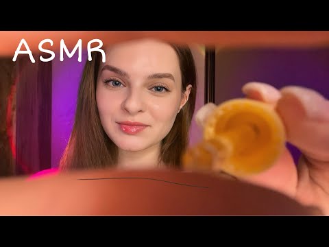 ASMR ✨The Best Visual Triggers — Eye Cleaning👁️, Spit Painting, Mouth Sound, Honey Spoon