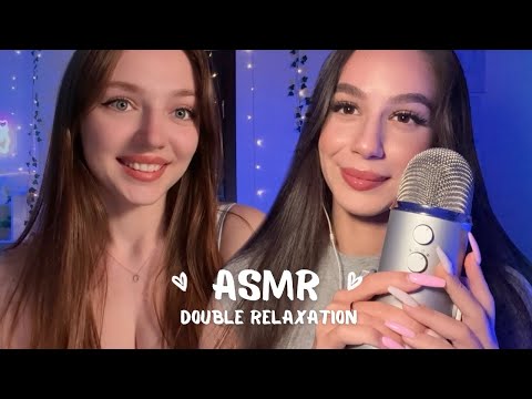ASMR 😴 DOUBLE RELAXATION with Raccoon ASMR 🦝
