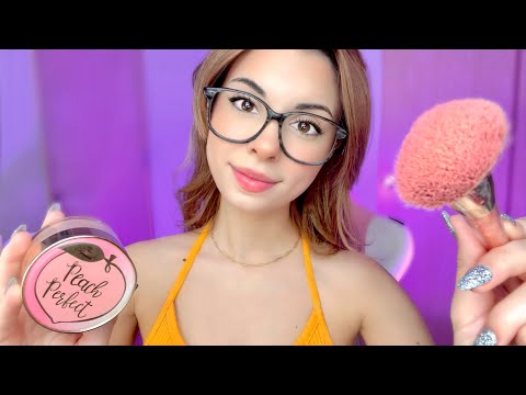 ASMR FAST & Aggressive Doing Your Makeup 🌸 Layered Sounds, Roleplay, Personal Attention, CHAOTIC