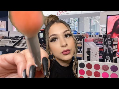 ASMR Fast and aggressive makeover at Ulta ✨
