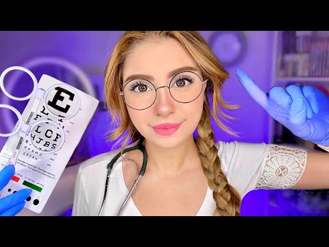 ASMR FASTEST Cranial Nerve Exam Doctor Roleplay EVER ⚡️Medical Examination, Eye, Light, Ear Test
