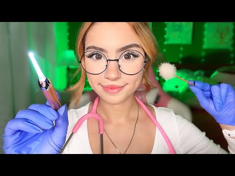 ASMR FASTEST Ear Exam Hearing Test Doctor Roleplay 👂 Ear Cleaning, Medical Otoscope, Tuning Fork