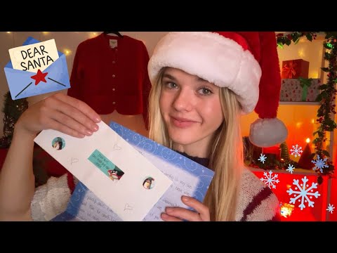 ASMR For Charity 📝 Reading My Old Letters To Santa Claus 🎅🏻