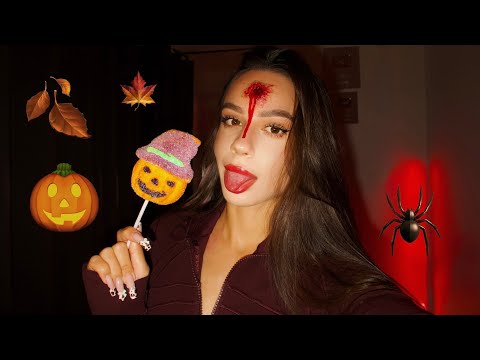 ASMR Halloween Edition 👻 Whispers & Taps to Help You Sleep 🎃 #fakeblood