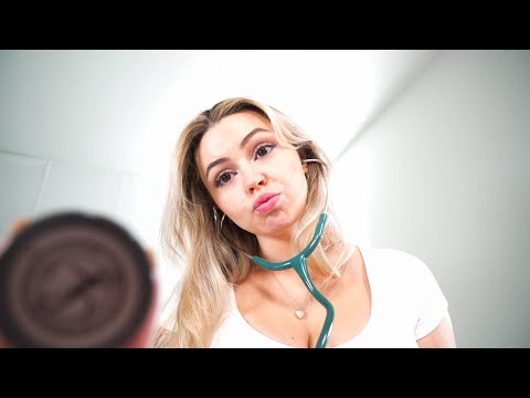 ASMR IM YOUR NURSE | heart sounds, personal attention, mic scratching