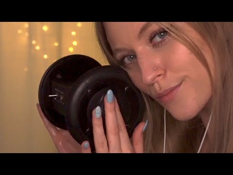 ASMR Most calming and relaxing ear massage, cupping, breathing, blowing – dark and perfect for sleep