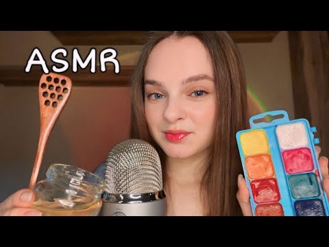 ASMR Mouth Sounds & Sticky Fingers 🫧