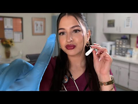 ASMR School Nurse treats you after a facial wax GOnE WRONG 🤦🏻‍♀️🩹