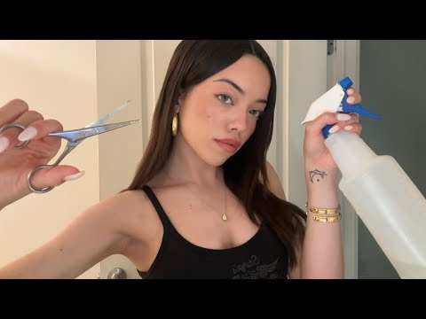 ASMR Tingly Haircut and Care ♡  *personal attention, scissor sounds*