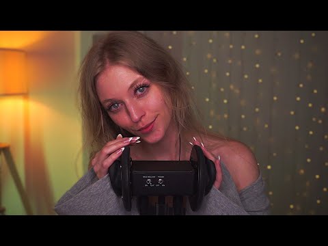 ASMR To Calm You After A Stressful Day (Slow Ear Massage, Ear Scratches, Ear Cupping, Sticky Sounds)