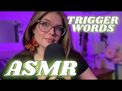 ASMR trigger words to make you sleepy ✨very close clicky whispers
