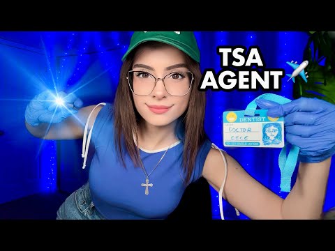 ASMR TSA Check & Patdown✈️ Full Body Exam, Follow my Instructions