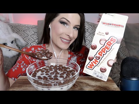 ASMR WHOPPERS IN MILK MUKBANG (No Talking) EATING SOUNDS ✨ Natalie Nightwolf ASMR ✨
